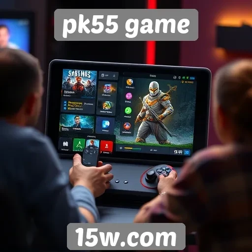 Interface do usuário do pk55 game ganha destaque